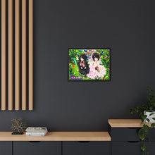 Load image into Gallery viewer, Anime Date A Liver Canvas Framed Art Print