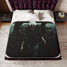 Load image into Gallery viewer, Tokyo Ghoul Ken Kaneki Sherpa Blanket