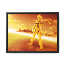 Load image into Gallery viewer, naruto uzumaki a glow of power Canvas Framed Art Print