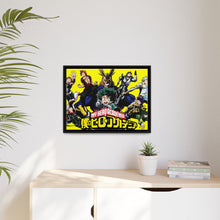 Load image into Gallery viewer, Anime My Hero Academia Canvas Framed Art Print