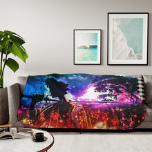 Load image into Gallery viewer, Samurai Champloo mugen colors rain Sherpa Blanket