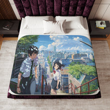 Load image into Gallery viewer, Found you Sherpa Blanket