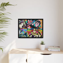 Load image into Gallery viewer, Jotaro Kujo Josuke Higashikata and Okuyasu Nijimura Canvas Framed Art Print