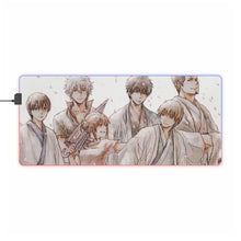 Load image into Gallery viewer, Gintama Gintoki Sakata, Kagura, Shimura Shinpachi, Toushirou Hijikata, Okita Sougo RGB LED Mouse Pad (Desk Mat)