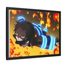 Load image into Gallery viewer, Fire Force Shinra Kusakabe Canvas Framed Art Print