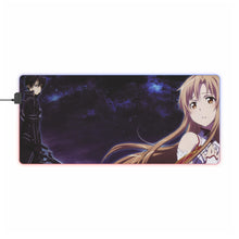 Load image into Gallery viewer, Kirito and Asuna RGB LED Mouse Pad (Desk Mat)