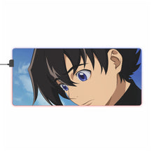 Load image into Gallery viewer, Mirai Nikki Yukiteru Amano RGB LED Mouse Pad (Desk Mat)