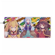 Load image into Gallery viewer, KonoSuba - God’s Blessing On This Wonderful World!! RGB LED Mouse Pad (Desk Mat)