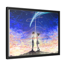 Load image into Gallery viewer, Anime Your Name. Canvas Framed Art Print