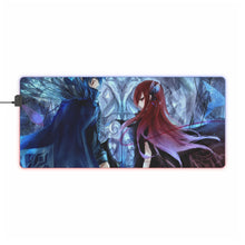 Load image into Gallery viewer, Fairy Tail Erza Scarlet, Jellal Fernandes RGB LED Mouse Pad (Desk Mat)