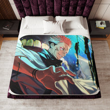 Load image into Gallery viewer, Jujutsu Kaisen Sherpa Blanket