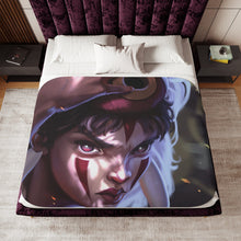 Load image into Gallery viewer, Anime Princess Mononoke Sherpa Blanket