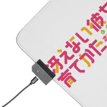 Load image into Gallery viewer, Saekano: How To Raise A Boring Girlfriend RGB LED Mouse Pad (Desk Mat)