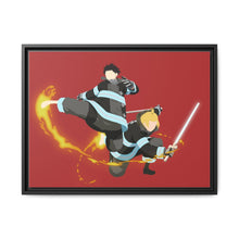 Load image into Gallery viewer, Fire Force Minimalistfor Desktop Canvas Framed Art Print