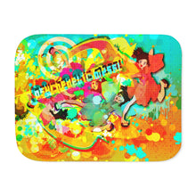 Load image into Gallery viewer, Anime Samurai Champloor Sherpa Blanket