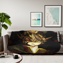 Load image into Gallery viewer, Anime Black Clover Sherpa Blanket