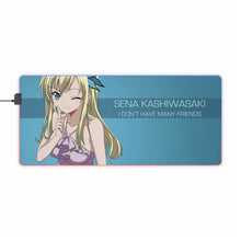 Load image into Gallery viewer, Boku Wa Tomodachi Ga Sukunai Sena Kashiwazaki RGB LED Mouse Pad (Desk Mat)