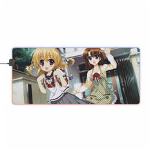 Load image into Gallery viewer, Magical Girl Lyrical Nanoha RGB LED Mouse Pad (Desk Mat)