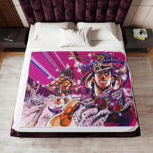 Load image into Gallery viewer, Anime Jojo's Bizarre Adventure Sherpa Blanket