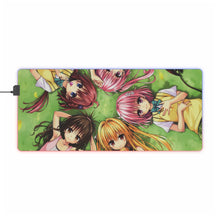 Load image into Gallery viewer, To Love-Ru Group RGB LED Mouse Pad (Desk Mat)
