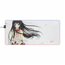 Load image into Gallery viewer, Puella Magi Madoka Magica Homura Akemi, Kyuubey RGB LED Mouse Pad (Desk Mat)