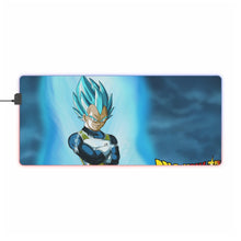 Load image into Gallery viewer, Vegeta (SSJ god SSJ) RGB LED Mouse Pad (Desk Mat)