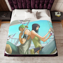 Load image into Gallery viewer, Anime One Piecer Sherpa Blanket