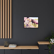 Load image into Gallery viewer, Okabe and Kurisu Wedding Canvas Framed Art Print