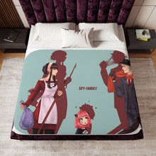 Load image into Gallery viewer, Anime Spy x Family Sherpa Blanket