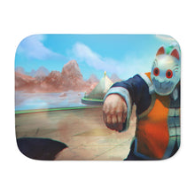 Load image into Gallery viewer, Grandpa son gohan Sherpa Blanket