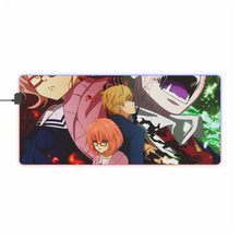 Load image into Gallery viewer, Beyond the Boundary Mirai Kuriyama, Hiroomi Nase RGB LED Mouse Pad (Desk Mat)
