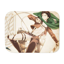 Load image into Gallery viewer, Shingeki no Kyonjin - Captain Levi Sherpa Blanket