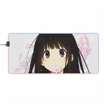 Load image into Gallery viewer, Hyouka Eru Chitanda RGB LED Mouse Pad (Desk Mat)
