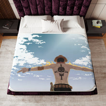 Load image into Gallery viewer, Anime One Piece Sherpa Blanket