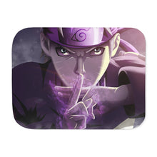 Load image into Gallery viewer, Naruto performing jutsu Sherpa Blanket
