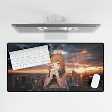 Load image into Gallery viewer, Anime Spice and Wolf Mouse Pad (Desk Mat)