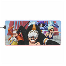 Load image into Gallery viewer, Trafalgar Law,Nico Robin,Usopp and Caesar RGB LED Mouse Pad (Desk Mat)