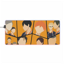 Load image into Gallery viewer, Daichi Sawamura Kei Tsukishima Shōyō Hinata Tadashi Yamaguchi and Yū Nishinoya RGB LED Mouse Pad (Desk Mat)