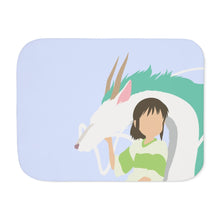 Load image into Gallery viewer, Anime Spirited Away Sherpa Blanket
