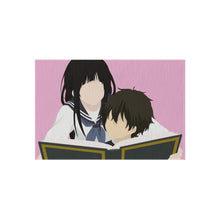 Load image into Gallery viewer, houtarou oreki y eru chitanda hyouka minimalist v2 Rug