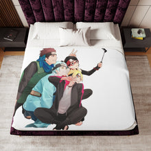 Load image into Gallery viewer, Boruto Sherpa Blanket