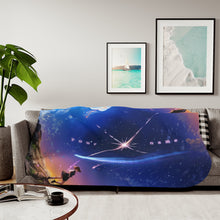 Load image into Gallery viewer, Your Name. Sherpa Blanket