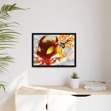 Load image into Gallery viewer, Fire Force Shinra Kusakabe Canvas Framed Art Print