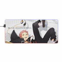 Load image into Gallery viewer, Blue Exorcist RGB LED Mouse Pad (Desk Mat)