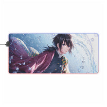 Load image into Gallery viewer, Giyuu Tomioka RGB LED Mouse Pad (Desk Mat)