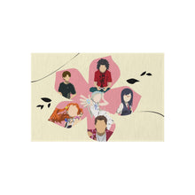 Load image into Gallery viewer, Anohana Meiko Honma, Jinta Yadomi, Naruko Anjou, Tetsudou Hisakawa, Chiriko Tsurumi Rug