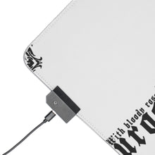 Load image into Gallery viewer, Black Butler RGB LED Mouse Pad (Desk Mat)