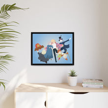 Load image into Gallery viewer, Anime Howl's Moving Castle Canvas Framed Art Print