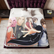 Load image into Gallery viewer, Guilty Crown Inori Yuzuriha, Gai Tsutsugami, Hare Menjou Sherpa Blanket
