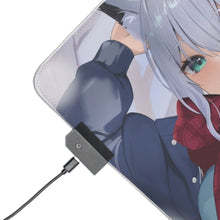 Load image into Gallery viewer, Ookami Mio & Shirakami Fubuki RGB LED Mouse Pad (Desk Mat)